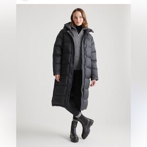 Quince Charcoal Puffer Coat